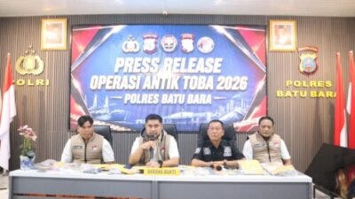 Tiga Pekan Operasi Antik, Polres Batubara Ringkus 33 Pelaku, Sita 141,51 Gram Sabu