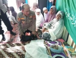 Kapolsek Talawi Antar Santunan Untuk Keluarga Wartawan Meninggal
