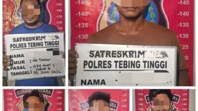 Komplotan Pencuri Granit CV TJ Diciduk Tim Elang Sakti Tebing Tinggi