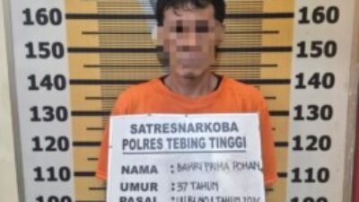 Rumah di Jalan Ahmad Yani Digerebek Polisi Tebing Tinggi