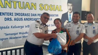 Lapas Labuhan Ruku Bantu Warga dan Keluarga WBP Lewat Bansos