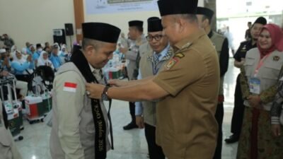 Wabup Asahan Sambut Kepulangan 234 Jamaah Haji Kloter 7 di Medan