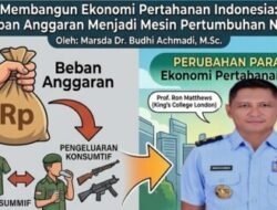 Anggaran Pertahanan Harus Jadi Mesin Pertumbuhan Ekonomi Nasional