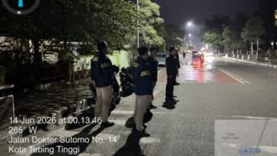 Polres Tebing Tinggi Bubarkan Remaja Diduga Hendak Balap Sepeda Liar