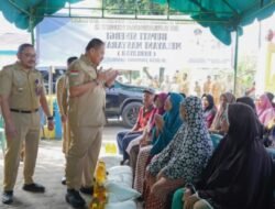 Bupati Batubara Tinjau BERLAYAR di Simpang Gambus