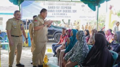 Bupati Batubara Tinjau BERLAYAR di Simpang Gambus