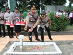 Polres Batubara dan Asahan Ziarah ke TMP Kisaran