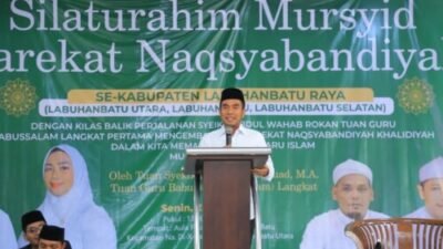 Silaturahim Mursyid Naqsyabandiyah se-Labuhanbatu Raya