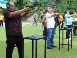 Forkopimda Asahan Ikuti Lomba Menembak di Polres Asahan