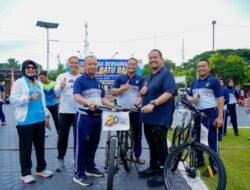 Semarak Hari Bhayangkara ke-80, Polres Batubara Olahraga Bersama
