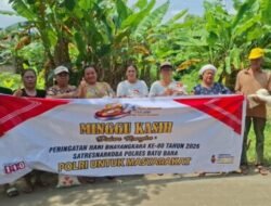 Melalui Minggu Kasih, Satnarkoba Batubara Edukasi Bahaya Narkoba