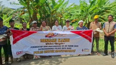 Melalui Minggu Kasih, Satnarkoba Batubara Edukasi Bahaya Narkoba