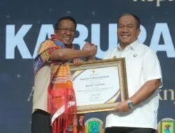 Dukung Posbakum Warga, Bupati Asahan Diganjar Penghargaan Menteri