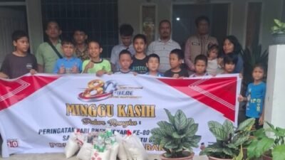 Sentuh Hati, Lawan Narkoba, Satnarkoba Batubara Sambangi Panti Asuhan