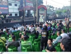 Ratusan Warga Padati CFD Makodim 0208/Asahan, Nobar Ekuador vs Curacao