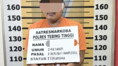 Satnarkoba Polres Tebing Tinggi Tangkap Pria Transaksi Sabu di Jalan