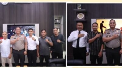 Jelang Tinggalkan Batubara, Kapolres Terima Dua Audiensi