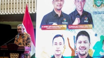 Rakerprov KORMI Sumut 2026, Sekdaprov Ajak Hidupkan Gerakan Indonesia Aktif