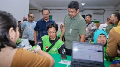 Gubernur Sumut Apresiasi CKG Bagi Mitra Gojek di Medan