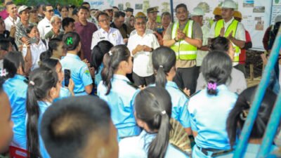 Gubernur Sumut Tinjau Relokasi SMKN 1 Gido Nias,Rampung Tahun Ini