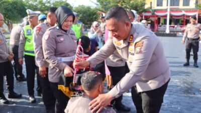 34 Personil Polres Batubara Naik Pangkat, Tugas Lebih Berat