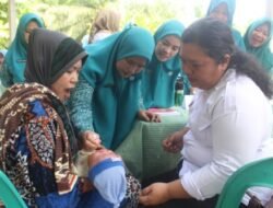 Ny Yusnila Tinjau Tiga Posyandu Asahan
