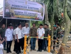Jembatan Bantuan PT Socfindo di Titi Merah Diresmikan