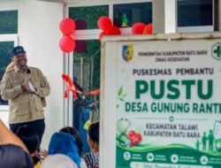 Pustu Desa Gunung Rante Diresmikan, Akses Kesehatan Batubara di Perdekat