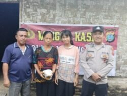 Di Tengah Padatnya Tugas, Polsek Medang Deras Sambangi Warga