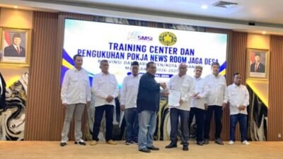 SMSI Resmi Bentuk Kepengurusan Pokja News Room Jaga Desa