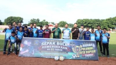 Bupati Asahan Buka Turnamen Sepak Bola Kemerdekaan ke-81 Piala Dandim 0208