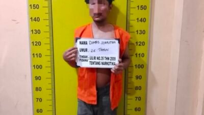 Kabur Buang Sabu dan Ekstasi, Pengedar di Pagar Merbau Ditangkap Polisi Deliserdang