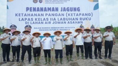 Wabup Asahan Dukung Program Jagung Lapas, Bekal Warga Binaan Hidup Mandiri