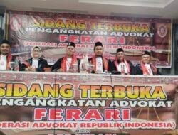 17 Calon Advokat FERARI Angkatan XII Diingatkan Jangan Jadi Advokat Pragmatis
