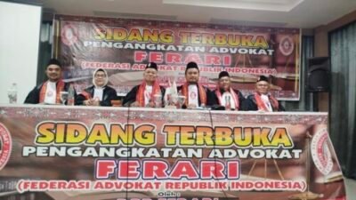 17 Calon Advokat FERARI Angkatan XII Diingatkan Jangan Jadi Advokat Pragmatis