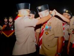 Bupati Asahan Terima Penghargaan Lencana Melati Gerakan Pramuka