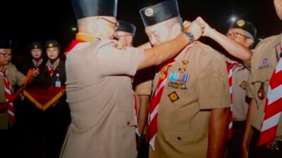 Bupati Asahan Terima Penghargaan Lencana Melati Gerakan Pramuka