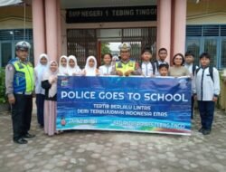 Sat Lantas Polres Tebing Tinggi Police Goes To School