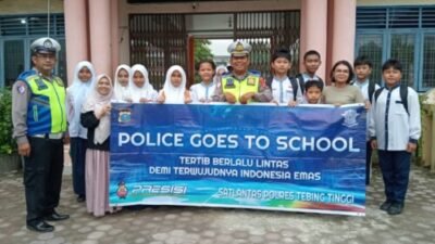 Sat Lantas Polres Tebing Tinggi Police Goes To School
