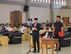 Jelang 17 Agustus,35 Paskibraka Labura Dikukuhkan