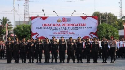 HUT RI ke-81, Polres Batubara Tuntut Profesionalisme Personil