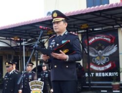 Polres Tebing Tinggi Upacara HUT ke 81 RI