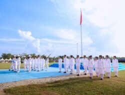 Paskibraka Batubara Tuntaskan Misi Penurunan Sang Merah Putih