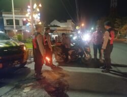 Polres Tebing Tinggi Patroli Blue Light di Sejumlah Lokasi