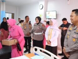 Kepedulian Kapolres Batubara Untuk Kalya, Bocah Korban Luka Bakar