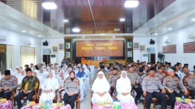 Lewat Maulid Nabi, Polres Tebing Tinggi Tekankan Akhlak ke Personil