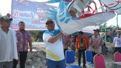 Lestarikan Budaya Tradisional, Wabup Asahan Buka Festival Layang-Layang