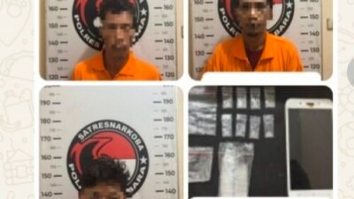Tiga Pengedar Sabu Jaringan Antar Desa di Batubara Terbongkar Polisi