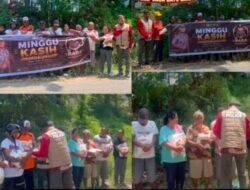 Satnarkoba Hingga Polsek di Batubara Bagi Sembako dan Serap Aspirasi Warga