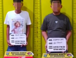 Dua Pengedar di Pagar Merbau Dibekuk Polisi Deli Serdang, Sita Sabu 26 Gram